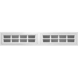 Clopay Ideal Holmes STOCKTON 612 CHOCOLATE Replacement Window Inserts/LONG Panel HOLMES Garage Doors