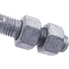 J-Bolt Post Hinge 12" - Hinge Bolts Thru The Post