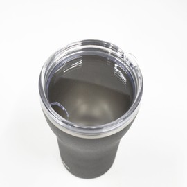 Hot and Cold Insulated Me Tumbler, Black, 12.2 fl oz (360 ml), Clear Lid, Stainless