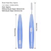 60Pcs Interdental Brush Practical Slim Braces Cleaner with PP Handle