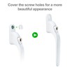 2Pcs Window Handles with Multi-Spindle, Window Locks Kit Double Glazing