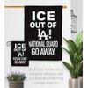 Abolish ICE ICE Out of LA Guard Flag Kit Stand