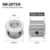 sourcing map 5M-20T-5/8B Timing Belt Pulley 5/8" Bore, 20 Teeth