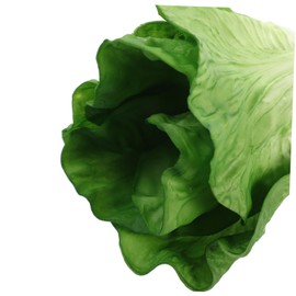 Yardenfun Lifelike Fake Vegetable Model Realistic Simulation Lettuce Decor for Restaurants Homes Photography Material Craftsmanship for Food Decor Props