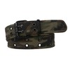 Double Hole Grommets Canvas Web Belt, Camouflage | l (35"~37"
