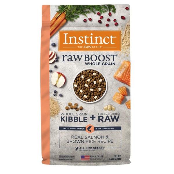 Instinct Raw Boost Whole Grain Dry Dog Food, Natural Kibble