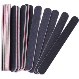 15Pcs Nail Files Double Sided Emery Board (100/180 Grit) - Nail Buffering Files for Home and Salon Use