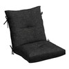 Arden Selections Outdoor Plush Modern Tufted Blowfill Dining Chair Cushion,