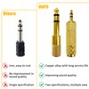 Lechengjia 8 Pieces Headphone Adapter 6.35 mm (1/4 Inch) Male