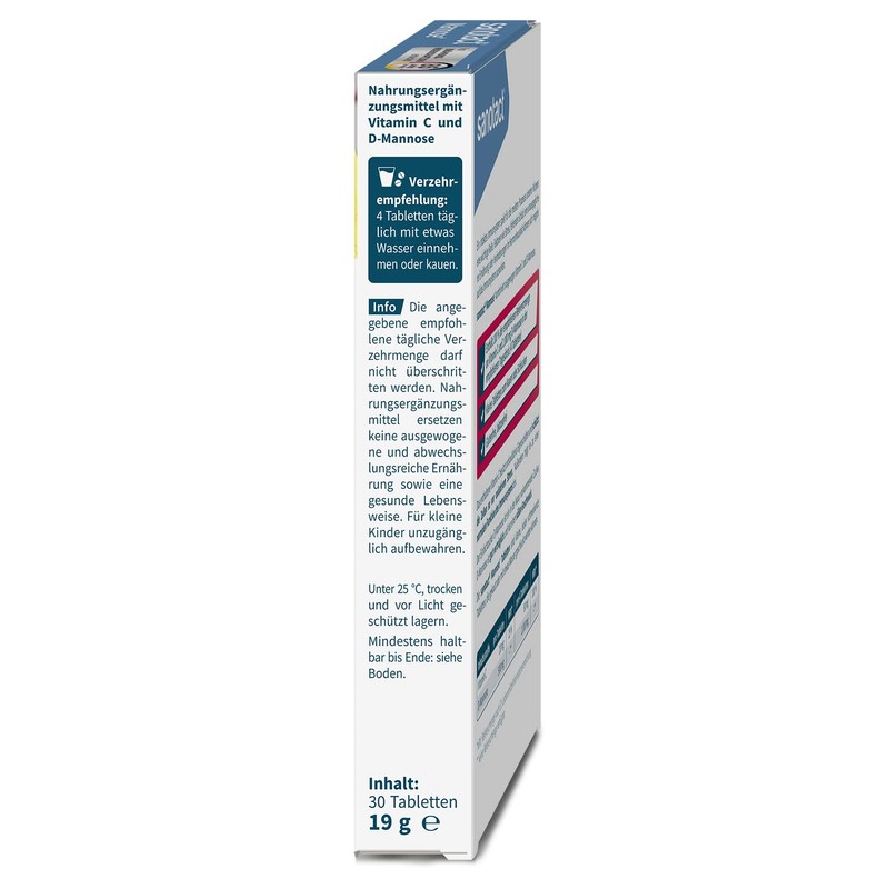 sanotact Mannose+ • 6 x 30 mannose tablets high dose