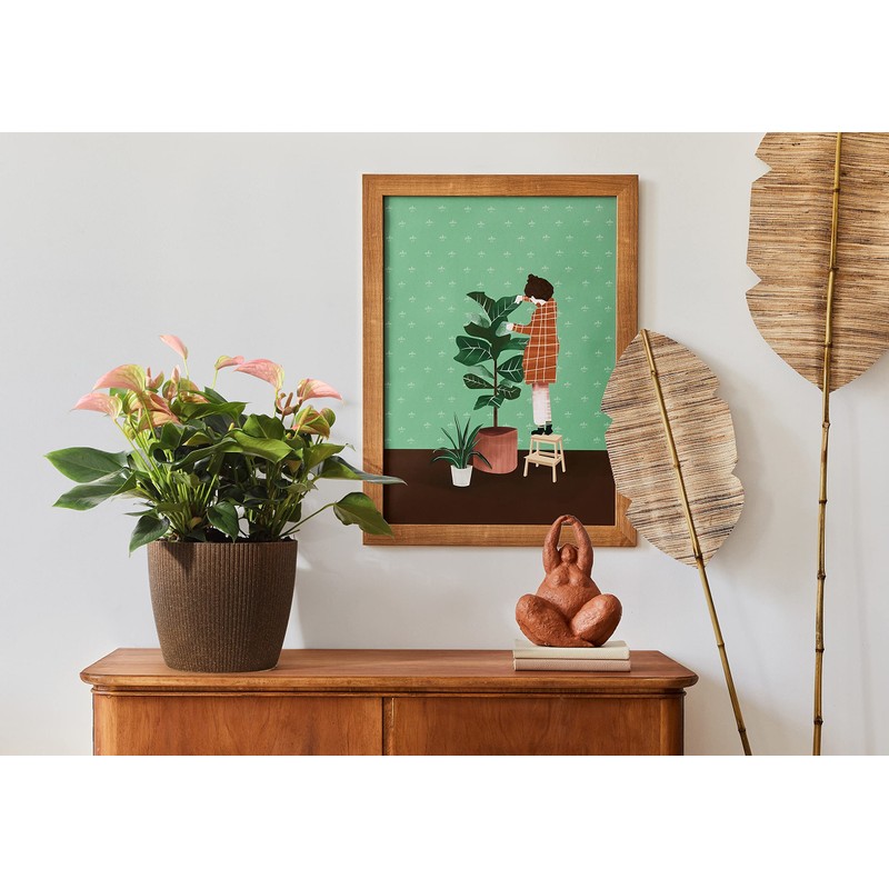 Tymar Flowerpot, pack of 2, round shape, planter (2 pack),