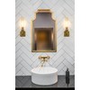 Z-Lite 3031-1S-RB Beau Wall Sconce, 1-Light 60 Watts, Rubbed Brass