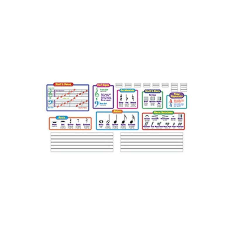 Music Symbols–Wipe-Off® Bulletin Board Set