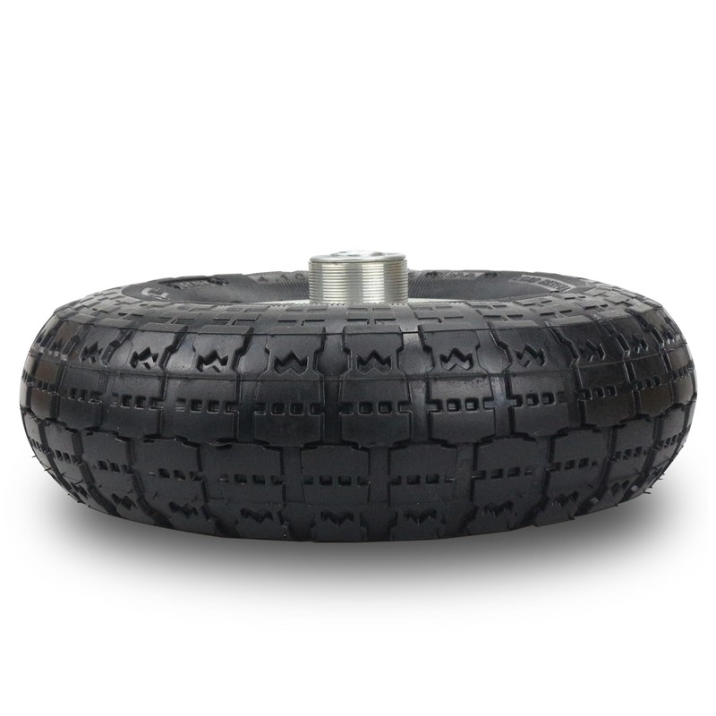 (2 Pack) RRQ 10 Inch Pneumatic Wheel 4.10/3.50-4 Tire, 10"