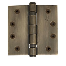 BB1191 - Hager 4" x 4" Heavy Duty Door Hinges - Pack of 3 - Oil Rubbed Bronze