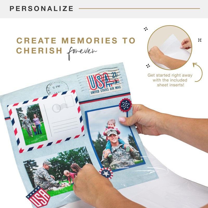 12x12 Scrapbook, Land of the Free