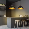 Tomshine Metal Dome Hanging Pendant Lights 2 Pack with 15FT
