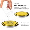 Smiley Face Absorbent Car Cupholder Coaster 2 Pack for Cup
