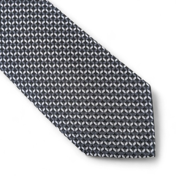 Perry Ellis Men's Haine Mini-Chevron Tie Necktie Classic 3" Black