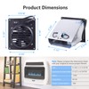 Criditpid WHF100 Vent-Free Wall Heaters Fan Blower for Mr. Heater,