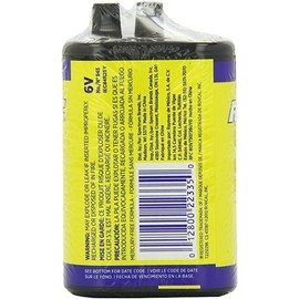 Rayovac Heavy Duty Lantern Battery, 6 Volt Screw Terminals, 945R4C
