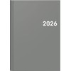 BRUNNEN Buchkalender Mod. 796 2026 | A5, Kunststoff, grau