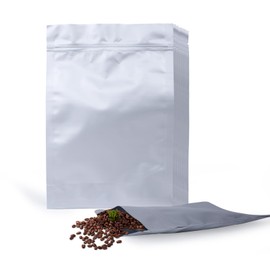 30pcs Kryrinl Mylar Bags with 400cc oxygen absorbers and lables 9.4 Mil Thicker 1 Gallon pint Stand-up Zipper Resealable Heat Sealable for Long Term Food Storag bag