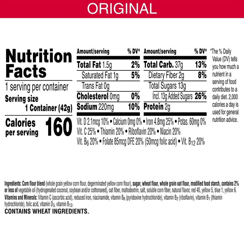 Kellogg's Froot Loops Breakfast Cereal Cups, Fruit Flavored, Breakfast Snacks