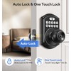 TEEHO Keyless Entry Keypad Door Lock with Handle, Electronic Digital