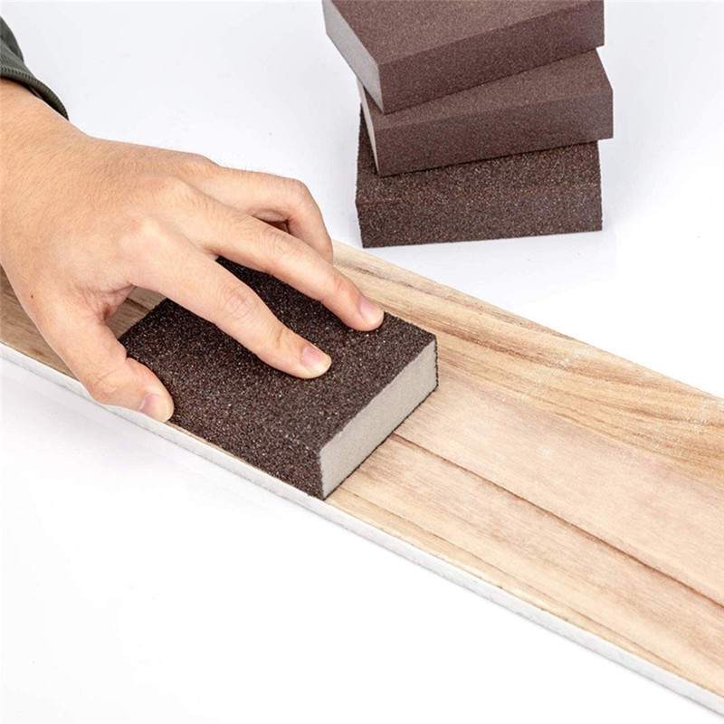 STEBRUAM 5 Pieces Sanding Sponges,Coarse and Fine Sanding Blocks -60/80/100/120/240