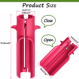 2 piezas de herramienta removedora de espinas de rosa, cortador limpiador de tallos de flores, eficiente y seguro para flores del hogar/tienda de jardinería, arreglos florales, DIY y trabajo de