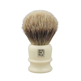 Geo F. Trumper CB Range Shaving Brush Best Badger Hair Simulated Ivory Handle (CB2)