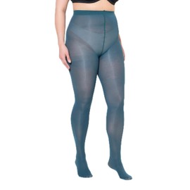 Ulla Popken Women's Tights, Dark petrol