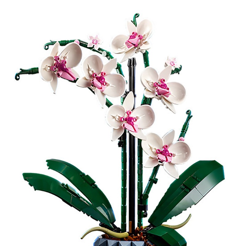 608pcs Phalaenopsis Building Blocks for Girl Exquisite Exercise Hands On