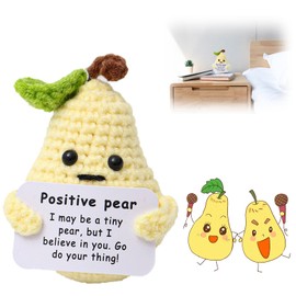 YALiya Positive Potato, Positive Funny Knitted Fruit Dolls, Knitted Doll Get Well Soon Gifts, You Will Be Like A Friend