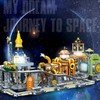 kowkis Steampunk: Moon Base Building Block,Space Station Building Bricks,Engineering Toy