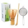 Joiish Traditional Matcha Starter Set, Bamboo Whisk (Chasen), Scoop (Chashaku),