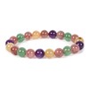 Justinstones Gem Semi Precious Gemstone 8mm Round Beads Stretch Bracelet