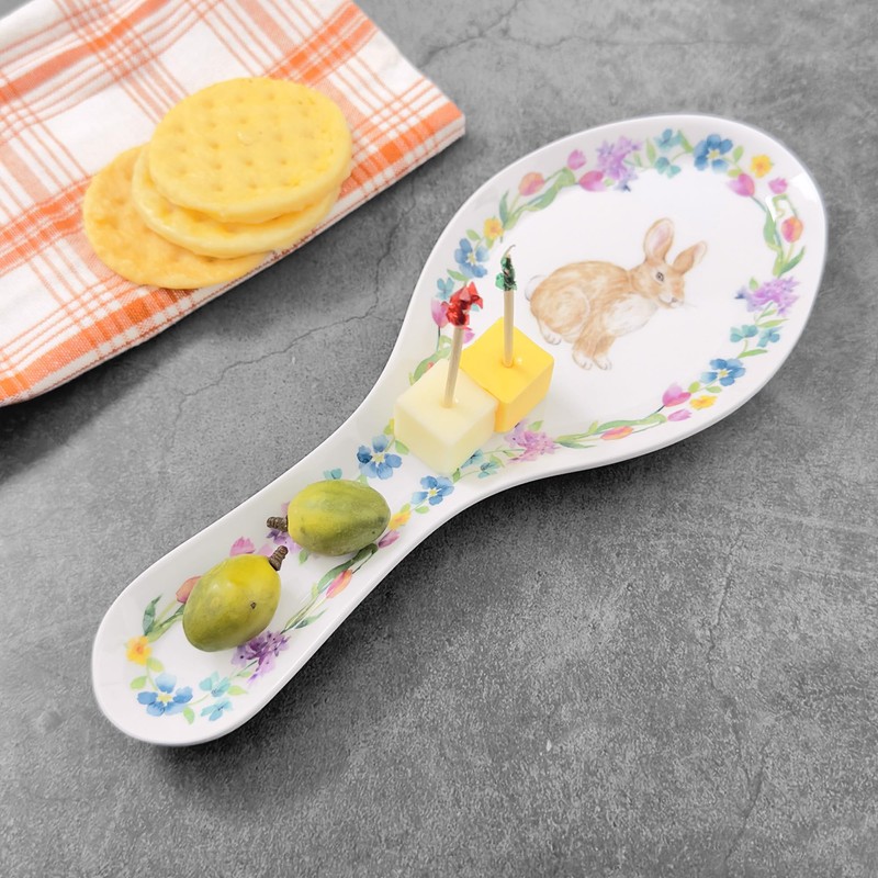 UPware Melamine Spoon Rest Spoon Holder Kitchen Utensil Holders 9.625