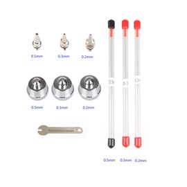 VEDA 0.2mm, 0.3mm, 0.5mm Airbrush Nozzles and Needles Replacement Kit for Airbrushes Gun