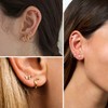 Alexcraft Stud Earrings 925 Silver Earrings Set for Women Multiple