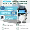 EZSLINGGLIDE Wheelchair Seat Cushion for One Direction (Blue, with Handle)