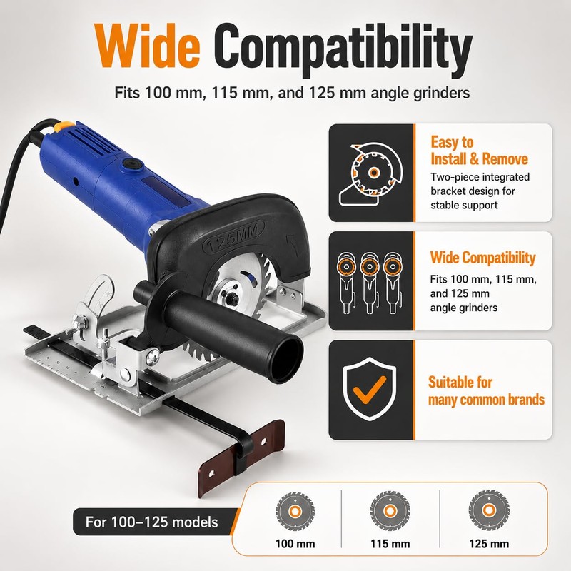 Guide Sledge Angle Grinder Holder, Angle Grinder Stand Guide Rail
