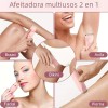 Depiladora De Bikini Para Mujer Electrica Doble Cabeza 2in1