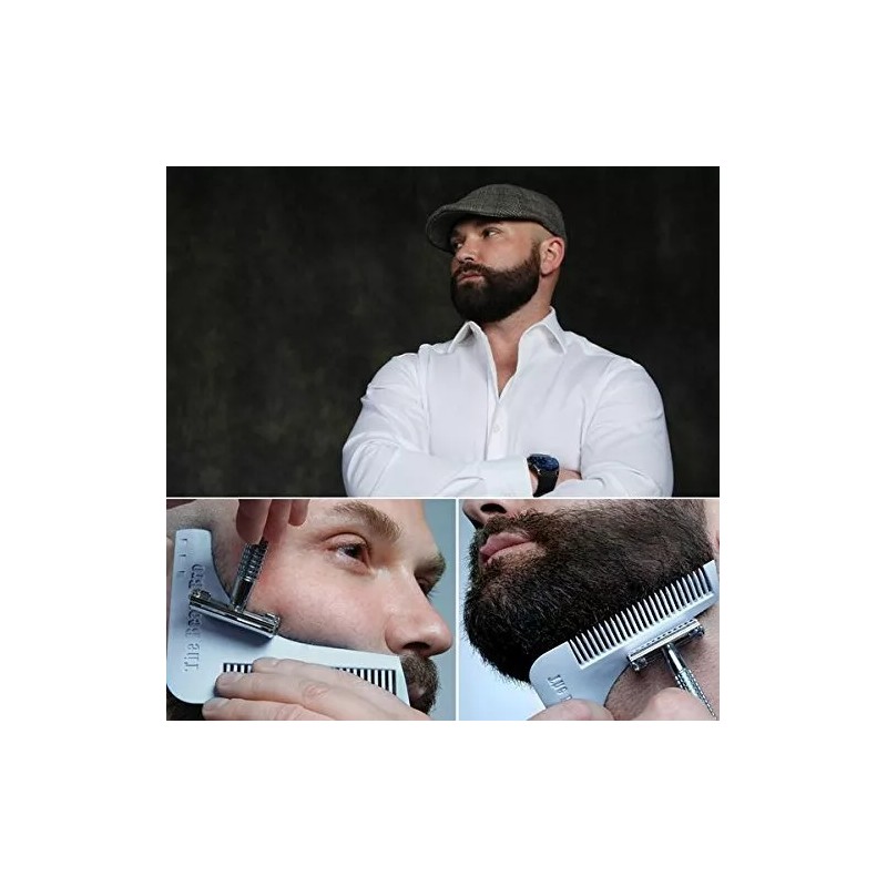 Beard Bro Beard Shaping Tool for Perfect Lines and Symmetry