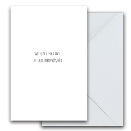 Emotional Rescue Our Anniversary Card, Anniversary Cards For Us, Anniversary Greetings Card, I Love You More Anniversary Card, Multi, One Size, ZXF9359