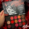 Malagna Cosmetics Paleta de Sombras de ojos 15 tonos rojas