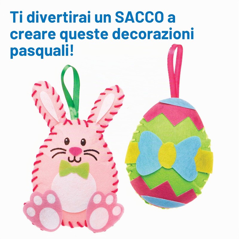 Baker Ross Decorazioni da Cucire di Pasqua - Confezione da
