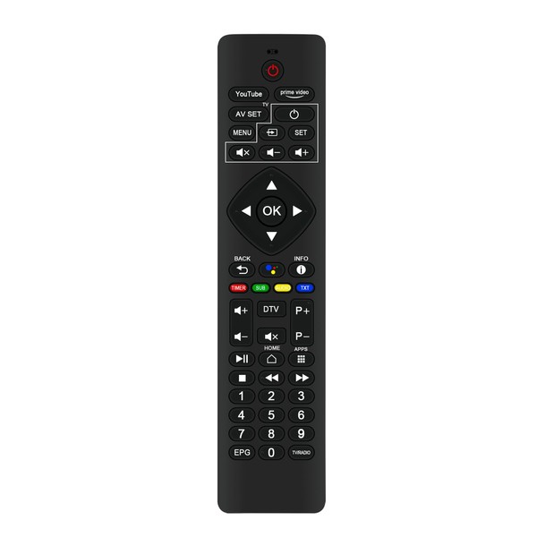 VINABTY Replacement Voice Remote Control Compatible with TELE System UP