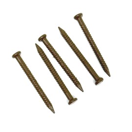 Everbilt Brown Paneling Nail for Mounting Panel Board to Wood Studs, Ring Shank, 1 inch, Pack of 40 Nails